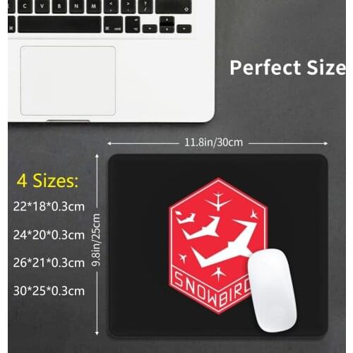 Snowbirds Insignia Mouse Pad DIY Print Snowbirds Rcaf Caf Air Show Aerobatic Flyers Precision Team Pilot