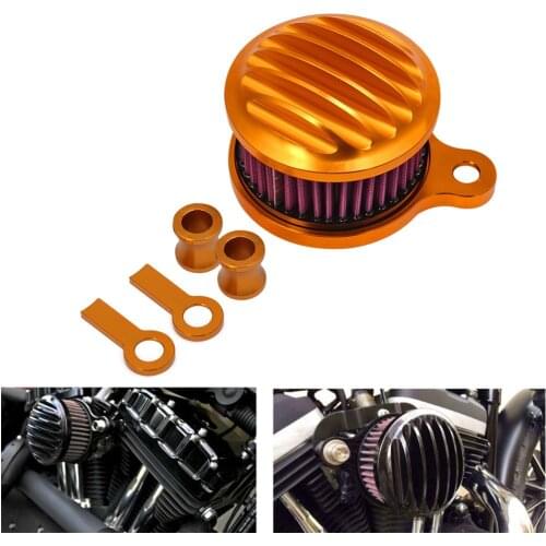 Motorcycle Air Cleaner Intake Filter Universal auto Air Cleaner Filter Fit For Harley Sportster XL 883 XL1200 1991-2016