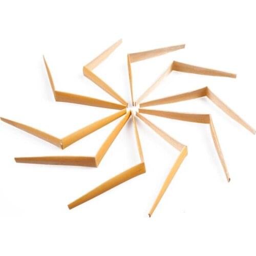 Durable 20pcs/Pack Handmade Oboe Reeds Cane Gouged Folded 9 X 3cm