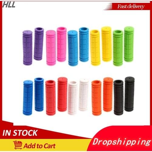 12cm Bicycle Grips Rubber Anti-skid Handlebar Cover BMX MTB Bicycle Accessories Cycling HandleBar Grips Fixed Gear Dropshipping