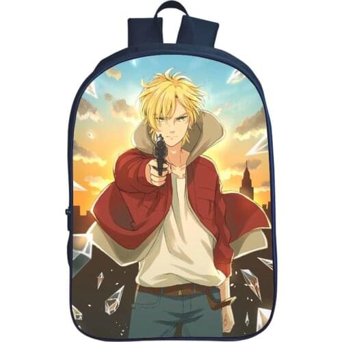 Banana Fish School Bag Children Bag Anime Backpack Teen Rucksack Girl Boy Bags Men Fashion High Quality Casual Travel Mochila