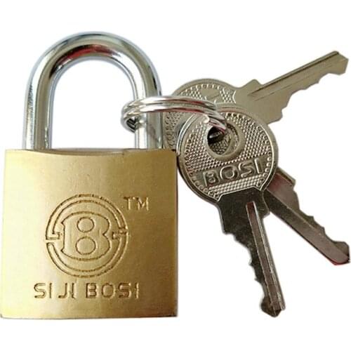 SIJIBOSI 25mm case bag padlock master lock with 3pc keys