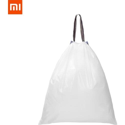 Xiaomi Everyday elements Strong Thicken Garbage Bag Auto Drawstring Trash Bag Rubbish Plastic Bag Clean Environmentally