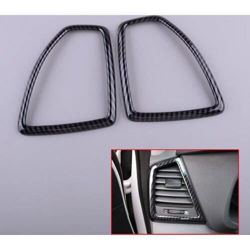 1Pair Car Front Side Air Vent Outlet Cover Trim ABS Carbon Fiber Style Fit for Hyundai Tucson 2019