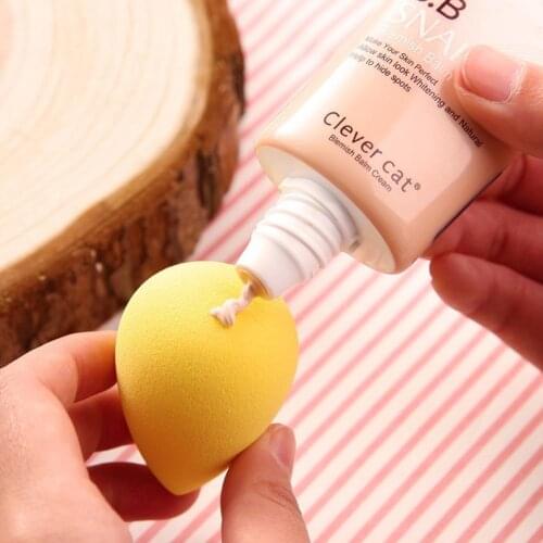 1PC Smooth Cosmetic Puff Dry Wet Use Makeup Foundation Water Face Care Drop Beauty Sponge Tools Shape Accessories M2T9