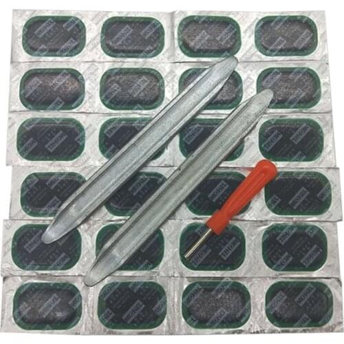 24pcs/32*52mm elliptical original reinforced multi-functional cold patching tire repair car tyre inner tube cold patch film
