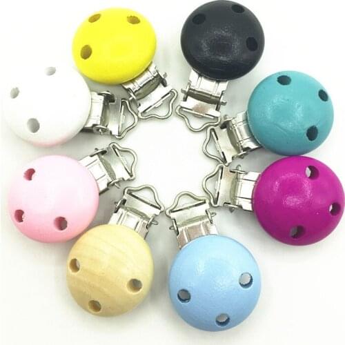 30pcs/lot teether of Silicone Teething Pacifier Clip -silicone Universal Soother Clip loose beads- Teether Chew Toy - baby teet