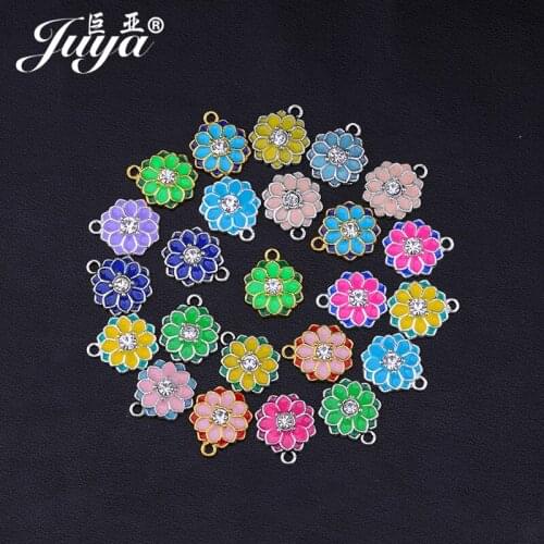 30PCS Resin Charms For Jewelry Making DIY Earring Bracelet Necklace Colorful Lotus Flower Pendant Findings Crafts Accessories
