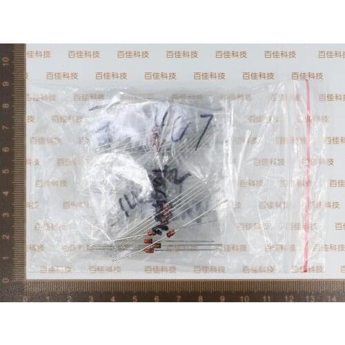 70pcs 14 specifications × 5pcs zener diode package 1N4728A 1W 3.3V-30V