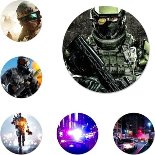 Police Symbol Brooch Pin Cosplay Badge Accessories For Clothes Backpack Decoration Gift 58mm