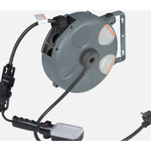 Automatic retractable hose reel air drum electric water blast gun tube auto repair car beauty equipment