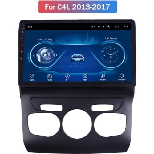 For Citroen C4L 13-17 GPS navigation Bluetooth Music Multi-Function Smart on Board DVD car radio android 9 radio multimidia gps
