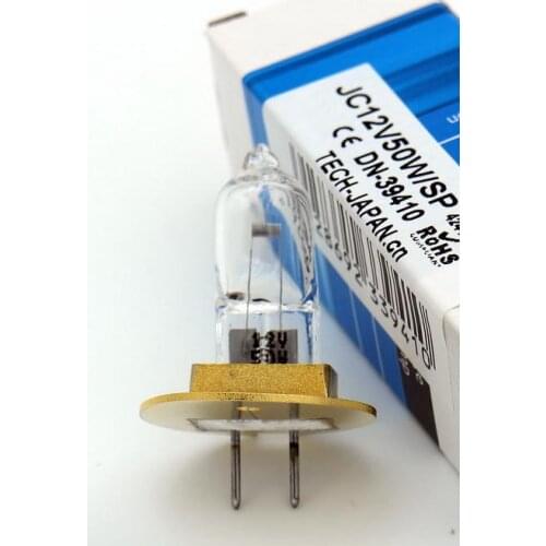 10pcs/For Topcon ACP-8 12V 50W projector bulb,42412-20400 LS,7027 12V50W halogen lamp assembly,2 pins round brass disk