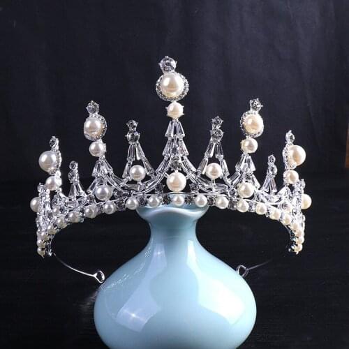 New Elegant Crown Adult Birthday Banquet Queen hair jewelry Wedding Crown