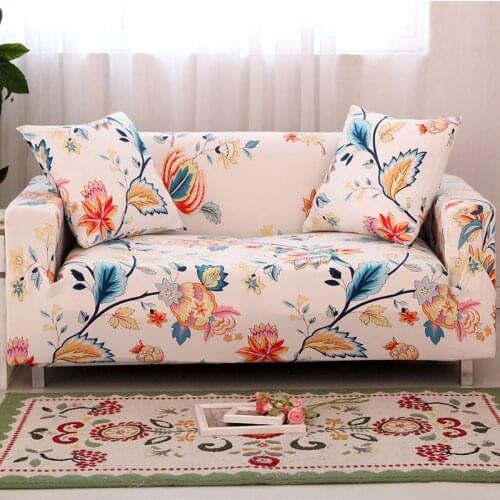 New Waterproof Sofa Cover Elastic Sofa Slipcover for Living Room Printed Couch Cover Sectional Sofa Cover Stretch