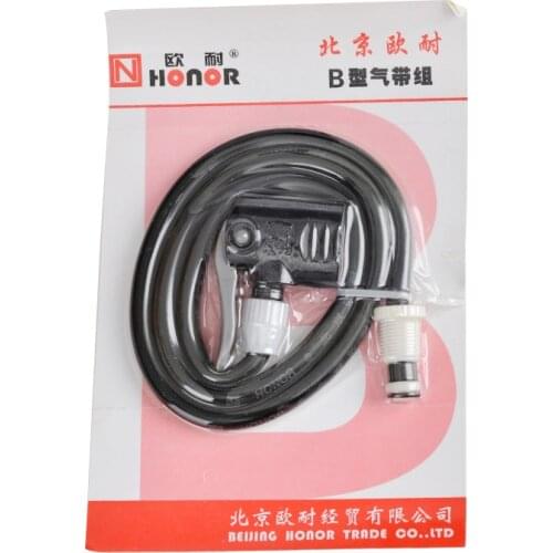 Portable Inflator Accessories Hose Gas Band Car Hose high pressure Pump Repair Parts US Mouth 80cm Inflatable Pump Gas Band