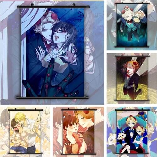 WTQ Yondemasuyo Azazel-san Beelzebub Rinko Retro Poster Canvas Painting Anime Posters Wall Decor Wall Art Picture Home Decor