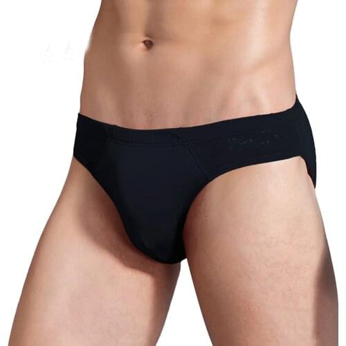 Comsoft men underwear 95% cotton solid color mens Briefs Middle Waist Pants Men Lingerie Comfortable male underwear boy men