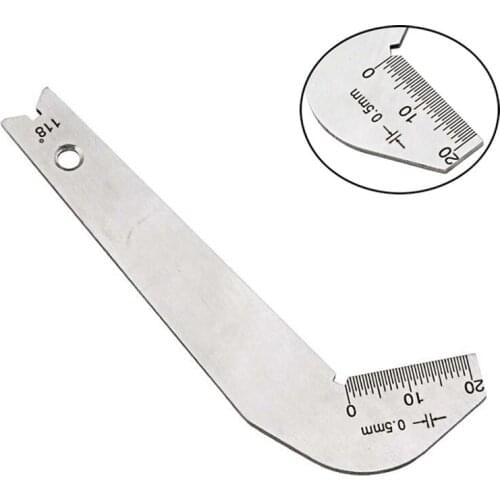118 Degree Drill Bits Angle Gauge Stainless Steel Corner Front Edge Gauge Measuring Tool