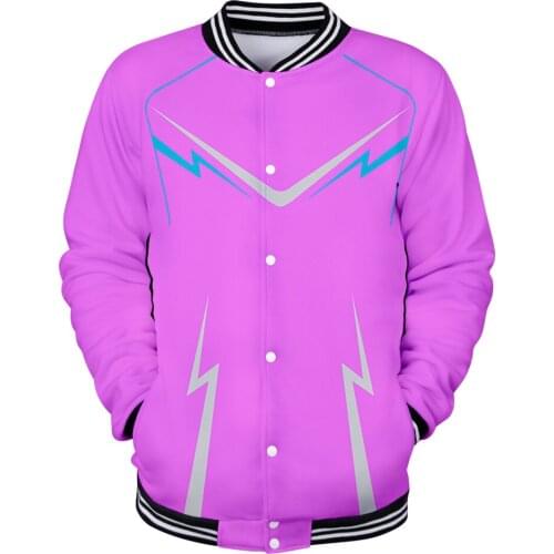 WAMNI 2020 New 3D Thin Baseball Jacket Casual Geometric Original Design Sportwear Hip Hop Uniform Streetwear Men Jacket
