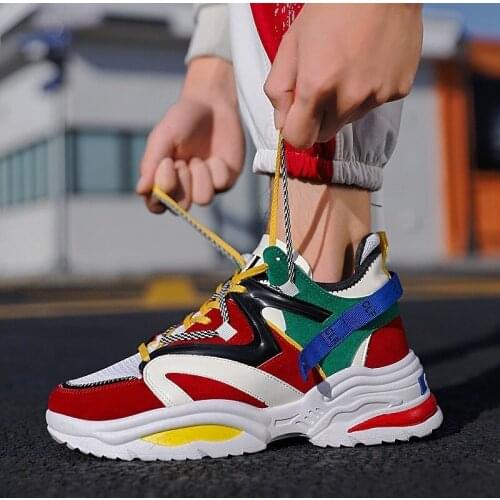 Brand Shoes Women Sneakers Tenis Feminino Mixed Color Casual Platform Sneakers For Women Shoes Trainers Plus Size Basket Femme