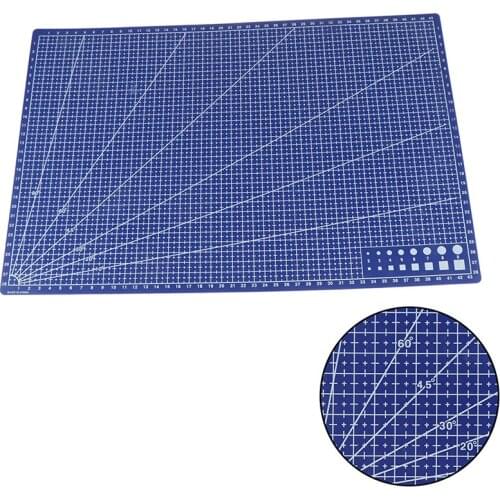 1Pcs Hot Sale A3 Pvc Rectangular Cutting Mat Grid Line Tool Plastic 45cm x30cm A3 Cutting Plate
