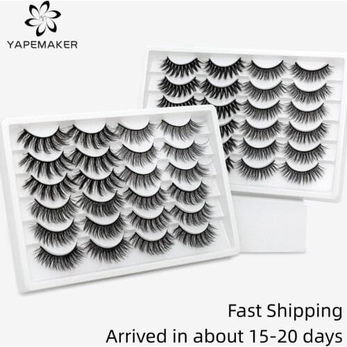 5/24 pairs of mixed eyelashes 3d mink lashes Wholesale bulk mix eyelash styles natural false eyelashes extension soft eyelashes