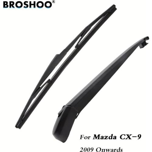 BROSHOO Car Rear Wiper Blades Back Windscreen Wiper Arm For Mazda CX-9 Hatchback (2009-) 355mm,Windshield Auto Styling