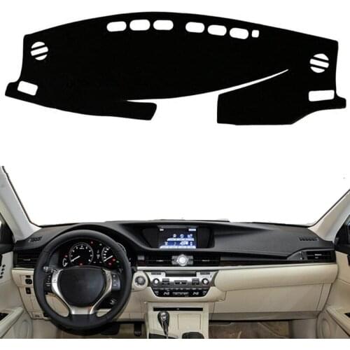 Car Dashboard Cover Mat Pad Dash DashMat Sun Shade Instrument Carpet Accessories For Lexus ES350 ES300h 2013 2014 2015 2016-2018