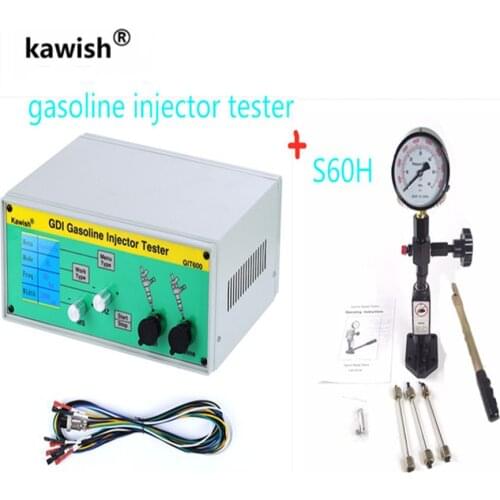 Latest GIT600+S60H GDI/FSI gasoline injector tester petrol injector tester car injector tester