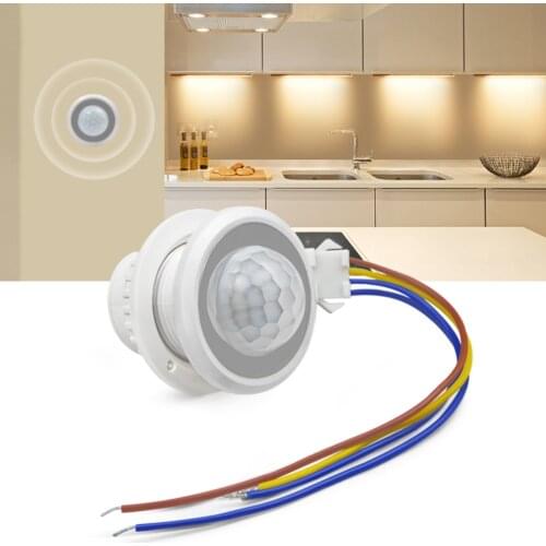 Infrared Motion Sensor 110V PIR Sensor Switch 220V Auto ON/OFF LED Light Switch Induction Time Delay Adjustable Lighting Control