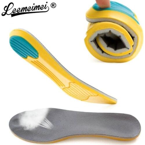 Leemeimei Soft Insoles Professional Cushion Foot Care Shoe Inserts Pad Shoe Gel Cool Deodorant Orthotic Silicone Insoles