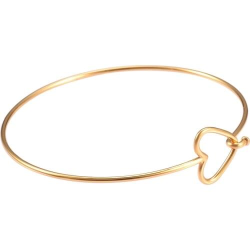 MJB0316 100pcs/lot Expandable Wire Bangle Bracelet For Beading Or Charm DIY part