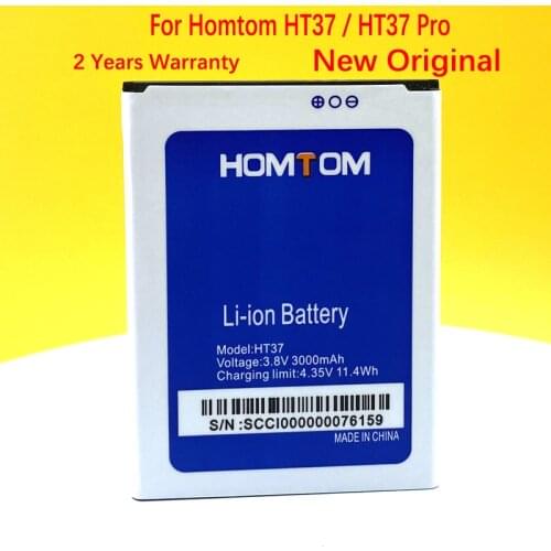 New Original 3000mAh Battery For Homtom HT37 / HT37 Pro Smart Mobile phone In Stock With Tracking Number