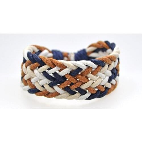 Braided Rope Jewelry Coffee and Dark Black Cotton Linen Blend Bracelet Men Women Adjustable Clothing Match Designer Jewelry