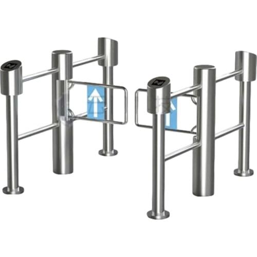 Swing Gate Supermarket Entrance Access Control Swing Barrier with Qr code and rfid