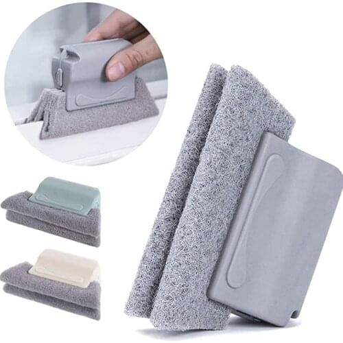 Window Cleaning Brush Window Groove Cleaning Cloth All Corners And Gaps Household Cleaning tools for Door Window Washer