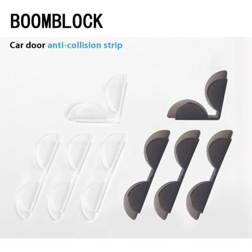 4Pcs/Lot PVC Car Door Edge Anti Collision Sticker For Renault Megane 2 Captur Mitsubishi ASX Jeep Wrangler Peugeot 207 508
