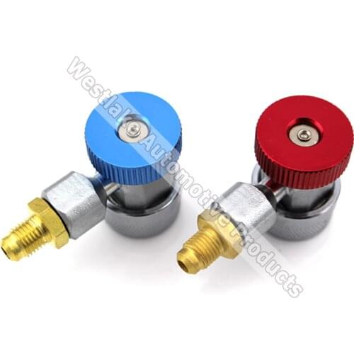 Car R134A A/C Air Conditioner Adjustable Quick Connector Coupler High Low Voltage Adapter Auto