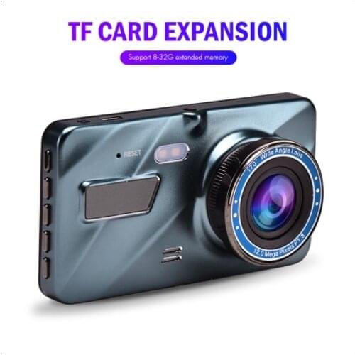 Car DVR Dash Cam Video Recorder View Dual Camera Full HD Auto Camera Cycle Recording Night Vision Dashcam Car Auto Accessory