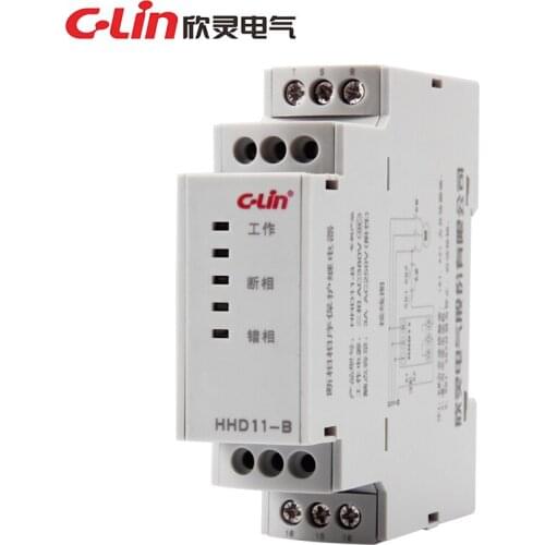 C-Lin HHD11-B Authentic original Disconnecting phase sequence protective relay AC308V