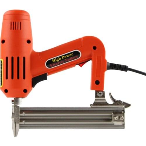AC 220V 50HZ, 1800W Electric Framing Nail Gun, Straight Stapler Length 10-30mm, for Home Decoration, Wooden Packaging Operation