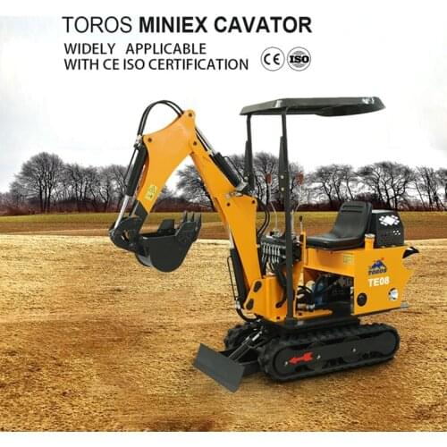 Mini Excavator 1ton Mini Digger Excavator Bagger Multi-Function Mini Retro Excavator Hydraulic Crawler Excavator for Sale