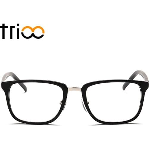 TRIOO Square Frame Mens Eyewear Glasses Female Classic Style Oculos De Grau feminino Simple Designer Optical Eyeglass
