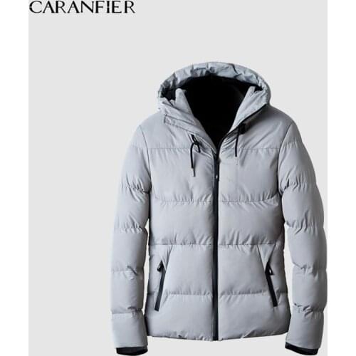 CARANFIER 2019 New Parka Men Coats Winter Jacket Men Thicken Hooded Waterproof Outwear Warm Coat Clothing Casual Mens Overcoat