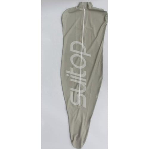 New arrival !! latex suit for men sleeping bag sleeping-sack in grey