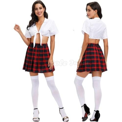 New Arrival Scottish Men Women Costume Cosplay Scottish National Adult College Style Suit Halloween Costume C53M203