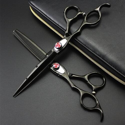 7" professional japan left handed scissors lefty hair dressing scissors left handed barber scissors for lefty haircutting shears