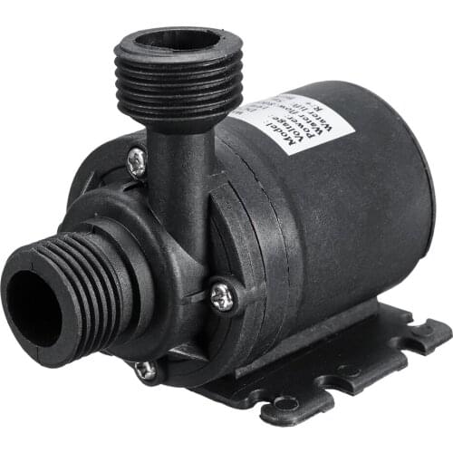 Ultra Quiet Mini Submersible Water Pump, Lift 5M, 800L/H, IP68, 19W, w/ DC12V Brushless Motor