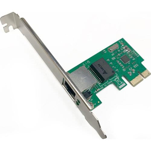 Single Port PCIe To RJ45 Port Gigabit Ethernet NIC Card 1000M PCI Express Network Card RTL8168E Chipset Lan Pci-e